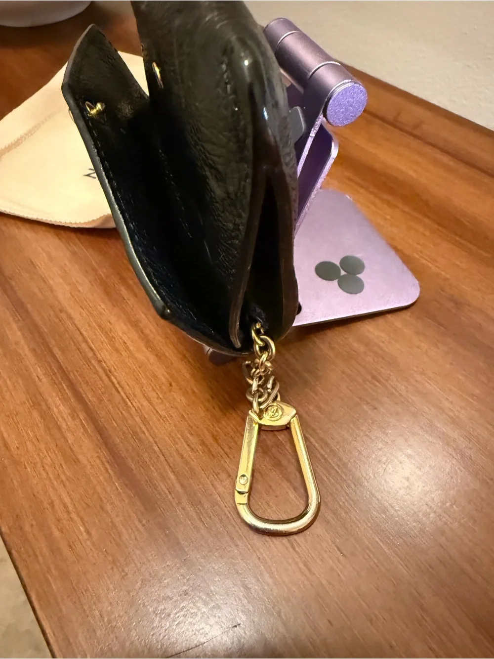 Louis Vuitton Black Monogram Envelope Wallet 💯authentic